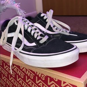 Black Old School Vans